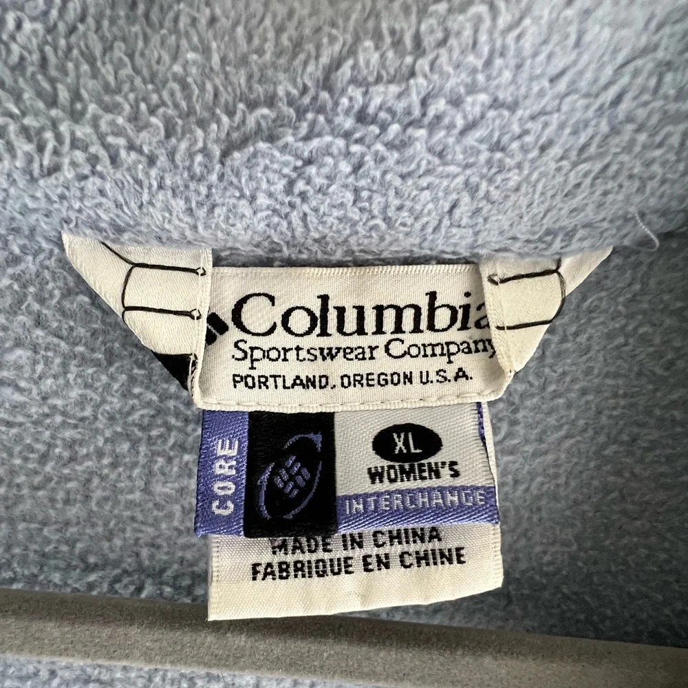 Columbia Gray Fleece Zip-Up Jacket - Picture 10 of 10